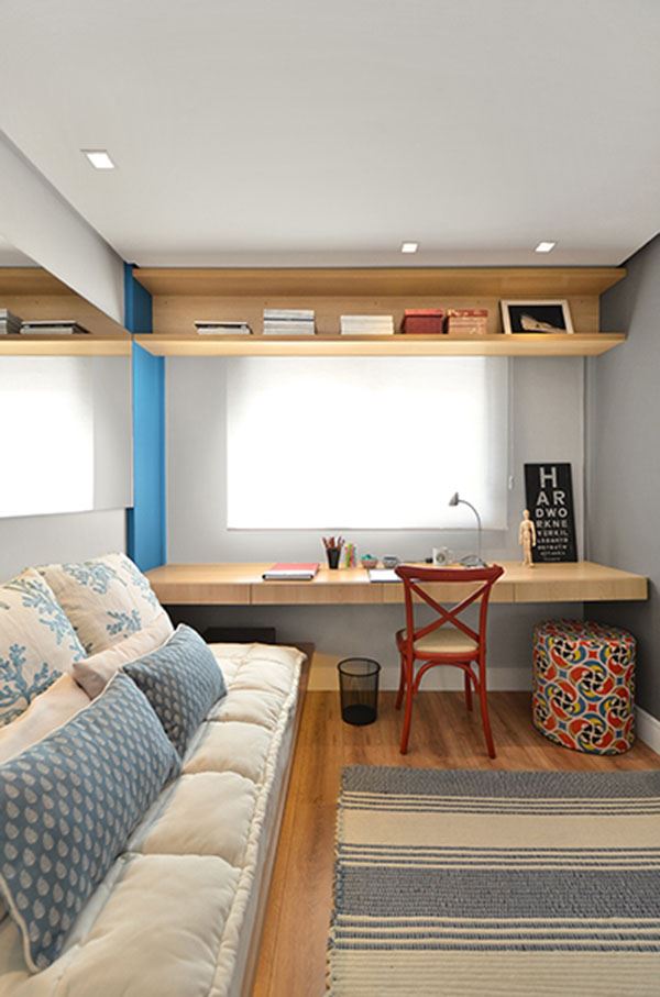 Küçük Dar Odalar için Kullanışlı Genç Odası Dekorasyonu Küçük Dar Odalar için Kullanışlı Genç Odası Dekorasyonu