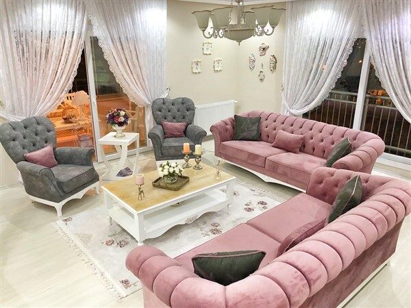 Salon Dekorasyonu için Son Moda Chester Koltuklar