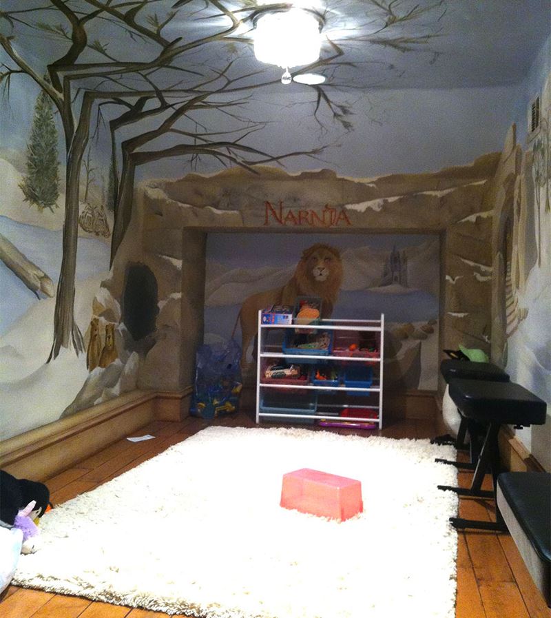 Narnia günlükleri gizli çocuk odası dekorasyon